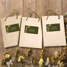 Rustikale Wildblume Salbei-Babydusche