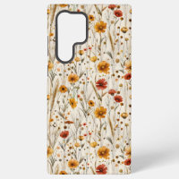 Rustikale Wildblumen - Boho Fall Floral Muster