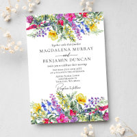Rustikale Wildblumen & Kräuter Boho Wedding