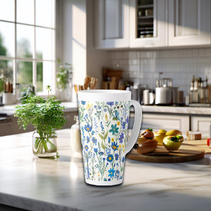 Rustikale Wildblumen Milchtasse