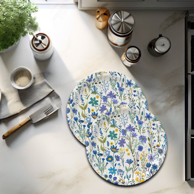 Rustikale Wildblumen Pappteller (Von Creator hochgeladen)