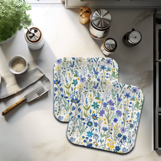 Rustikale Wildblumen Pappteller (Von Creator hochgeladen)