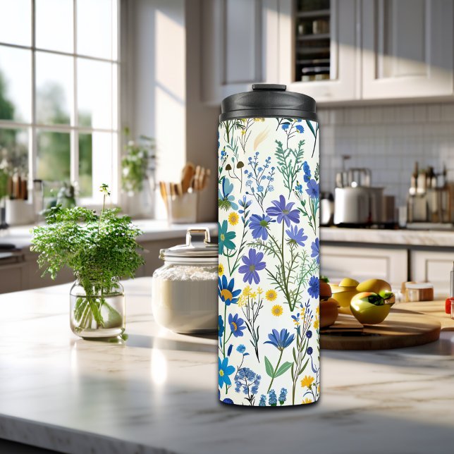Rustikale Wildblumen Thermosbecher (Von Creator hochgeladen)