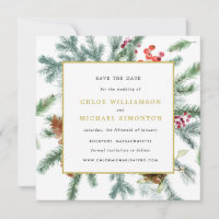 Rustikale Winterbotanische Hochzeit