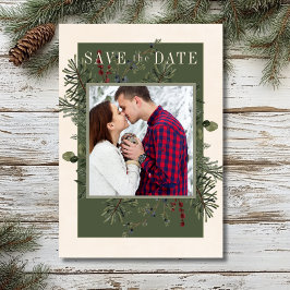 Rustikale Winterfrüchte & Pine Creme Save The Date