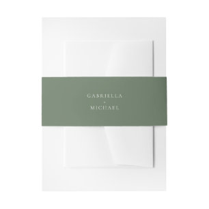 Rustikale Winterlandschaft Hochzeit Einladungsbanderole