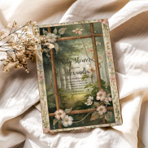 Rustikale Woodland Forest Baby Dusche