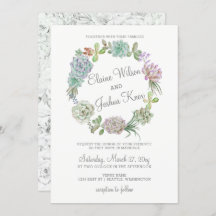 Rustikale Wüste, Sukkulente Kleider Einladung