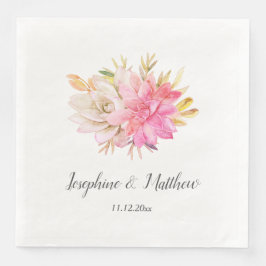 Rustikale Wüstensukkulente Hochzeiten von Napkins Serviette