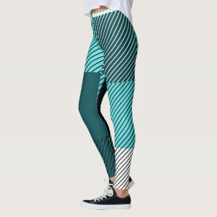 Rustikale zeitgenössische Karierte Leggings