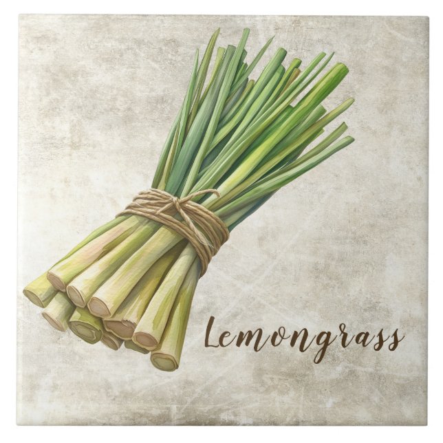 Rüstikale Zitronengras-Faux-Keramikfliese Fliese (Vorderseite)