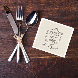 Rustikaler Abschluss 4,7" Serviette