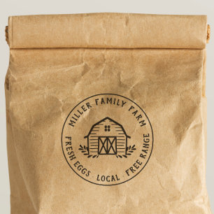 Rustikaler amerikanischer Familienbetrieb Permastempel