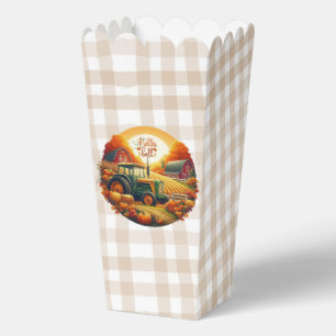 Rustikaler/antik inspirierter Herbst auf dem Bauer Geschenkschachtel