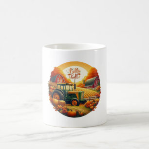 Rustikaler/antik inspirierter Herbst auf dem Bauer Kaffeetasse