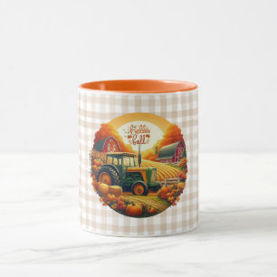 Rustikaler/antik inspirierter Herbst auf dem Bauer Tasse