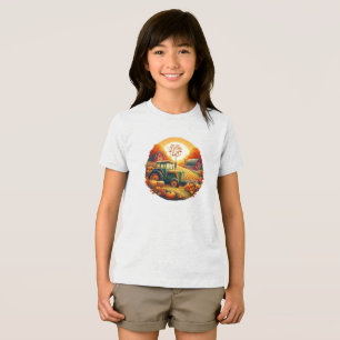 Rustikaler/antik inspirierter Herbst auf dem Bauer Tri-Blend Shirt