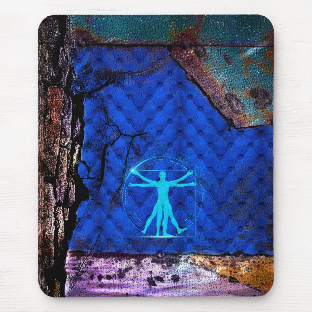 Rustikaler Antiker Alter Renaissance-Foliant 5 Mousepad (Vorne)