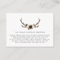 Rustikaler Antler | Einladung zur Anzeige von Dusc