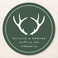 Rustikaler Antler Save the Date