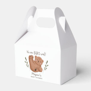 Rustikaler Bär, den wir frühzeitig abwarten kön Geschenkschachtel