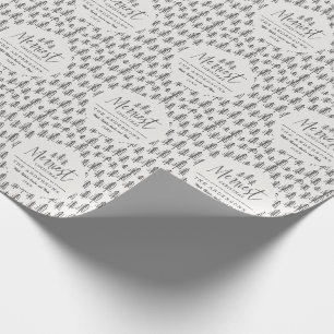 Rustikaler Bauernhausfeiertag der frohsten Geschenkpapier