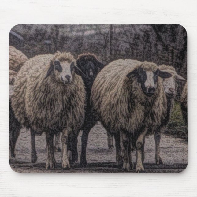 Rustikaler Bauernhof Mousepad (Vorne)