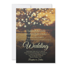 Rustikaler Baum mit Lichterketten Elegante Hochzei