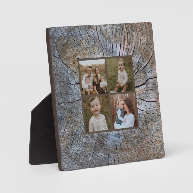 Rustikaler Baum-Ringelbaum, beängstigend Fotoplatte (Vorderseite)