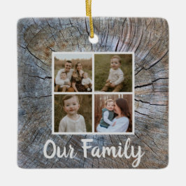 Rustikaler Baum-Ringelbaum, beängstigend Keramikornament