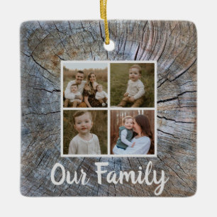 Rustikaler Baum-Ringelbaum, beängstigend Keramikornament