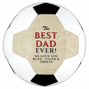 Rustikaler bester Vater je Vatertag Fußball