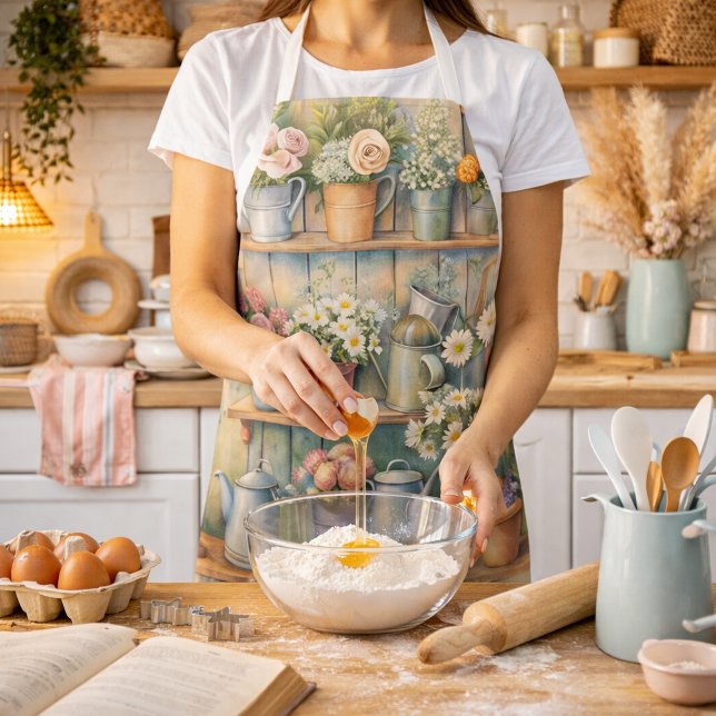 Rustikaler Blume Markt - Vintager Kernbereich Schürze (Von Creator hochgeladen)