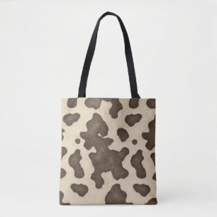 Rustikaler brauner Kuhhleiher Western Tasche
