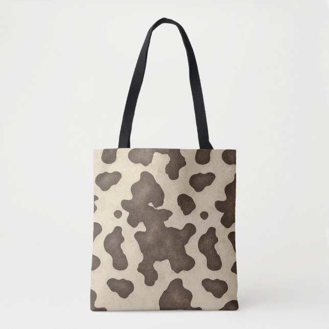 Rustikaler brauner Kuhhleiher Western Tasche (Vorderseite)