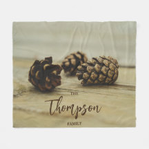 Rustikaler Brauner Pinecones Herbst Foto Individue