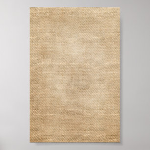 Rustikaler Burlap Hintergrund Poster
