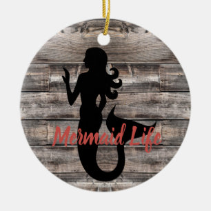 rustikaler Chic MERMAID-Designstil   Keramik Ornament