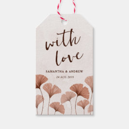 Rustikaler Chic Terracotta Gastgeschenk Hochzeit G Geschenkanhänger