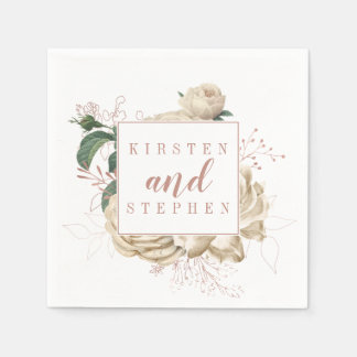 Rustikaler Cocktail für Hochzeitscocktail in Elfen Serviette