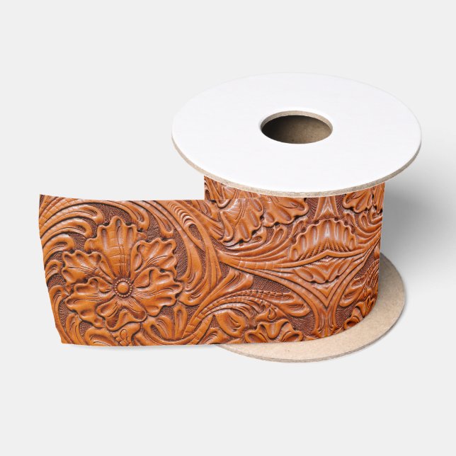 Rustikaler Cowboy-Western - Laienmalerei Satinband (Spule)