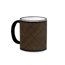 Rustikaler Dunkler Burlap mit Glanz