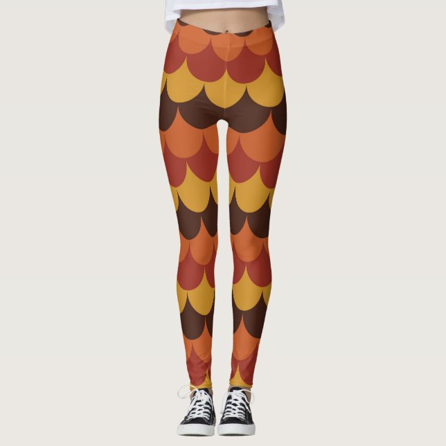 Rustikaler Erntedank Herbst Herbst Herbst farbenfr Leggings (Vorderseite)