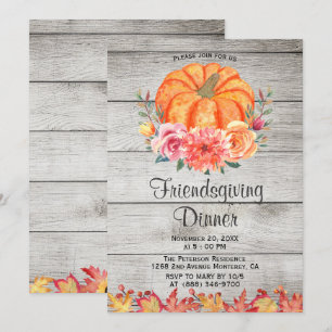 Rustikaler Erntedank Holz Einladungen