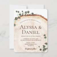 Rustikaler Eukalyptus botanisch auf Holzhochzeit