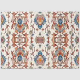 Rustikaler Fall mit blauer Dekoupage Seidenpapier