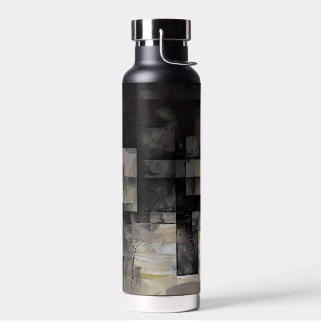 Rustikaler Farbblock Trinkflasche (Links)