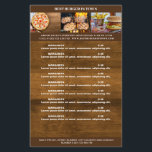 Rustikaler Flyer<br><div class="desc">Flyer in rustikalem Design,  gut geeignet für Restaurants,  Essen-Lieferservice. Editieren Sie ihr Produkt einfach,  laden Sie 3 Fotos von Wahl hoch und ergän zen Sie es durch ihren Text. Sie können Schriftart,  Farbe und die Position durch "Für Personalisierung" die werden.</div>