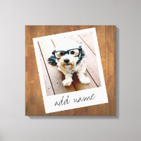 Rustikaler Foto-Rahmen mit quadratischem Instagram