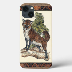 Rustikaler Fox, der auf einen Baum-Stamm tritt Case-Mate iPhone Hülle
